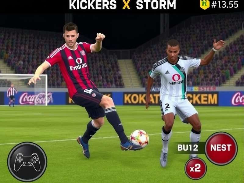 Kolkata Kickers Storm Game Controls